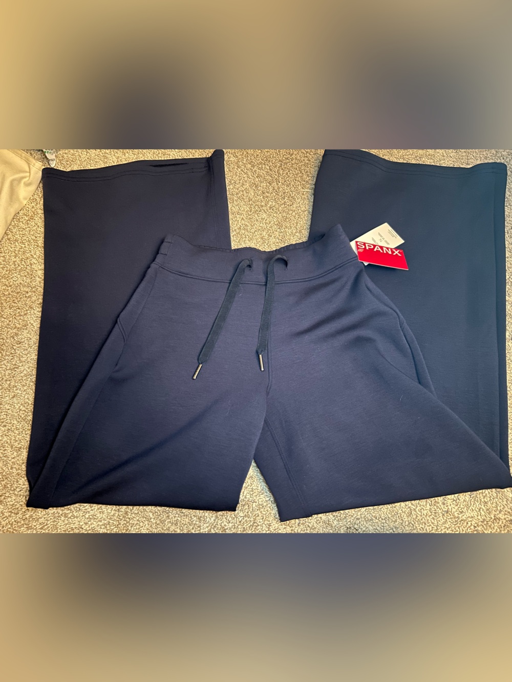 SPANX AirEssentials Wide Leg Pant Timeless Navy Size XS NWT